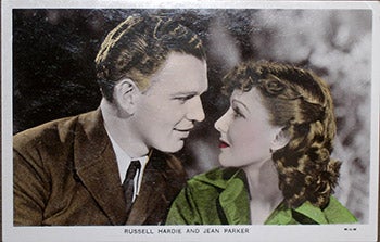 Item #70-0167 Russell Hardie and Jean Parker. (Scene from the motion picture "Sequoia".). 20th Century Photographer.