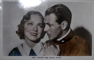 Item #70-0172 Gary Cooper and Helen Hayes. (Scene from the motion picture "A Farewell to Arms".)....
