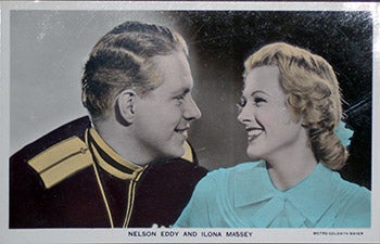 [20th Century Photographer] - Nelson Eddy and Ilona Massey. (Scene from the Motion Picture 
