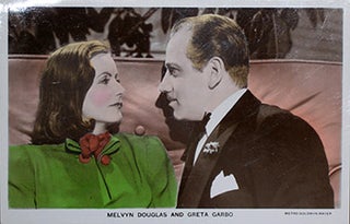 Item #70-0174 Melvyn Douglas and Greta Garbo. 20th Century Photographer