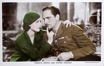 [20th Century Photographer] - Fredric March and Norma Shearer. (Scene from 