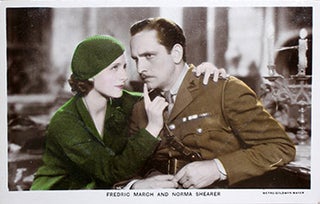 Item #70-0176 Fredric March and Norma Shearer. (Scene from "Smilin' Through"). 20th Century...