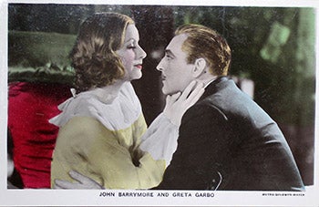 [20th Century Photographer] - John Barrymore and Greta Garbo. (Scene from the Motion Picture 