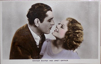 [20th Century Photographer] - Warner Baxter and Janet Gaynor. (Scene from the Motion Picture 