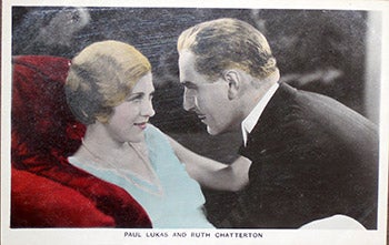 Item #70-0182 Paul Lukas and Ruth Chatterton. 20th Century Photographer.