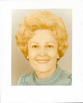 Item #70-0610 Original official White House portrait of First Lady Pat Nixon. Official White...