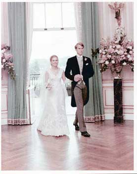 Official White House Photographer - Original Official White House Portrait of First Daughter Patricia Nixon on Her Wedding Day, with Husband Edward Finch Cox