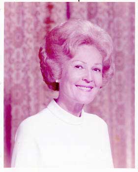 Item #70-0637 Original official White House portrait of First Lady Pat Nixon. Official White...