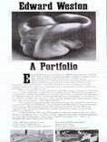 Item #70-0671 Edward Weston: A Portfolio. (This is a prospectus for the book, and not the book...