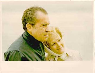 Item #70-0723 Original official White House photograph of President Richard Nixon and First Lady...