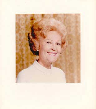 Item #70-0732 Original official White House portrait of First Lady Pat Nixon. Official White...