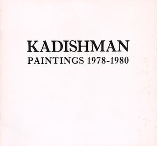 Item #70-0868 Menashe Kadishman : Paintings 1978-1980. Menashe Kadishman, L. Servier Schulamit...