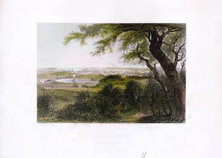 Item #70-0943 City of Baltimore from Druid Hill Park. (Color engraving). G. Perkins, R....