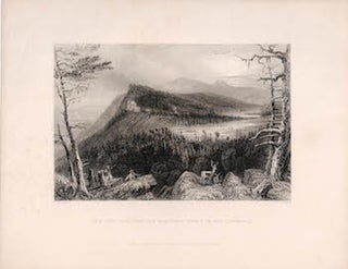 Item #70-0951 The Two Lakes and the Mountain House on the Catskills. (B&W engraving). William...