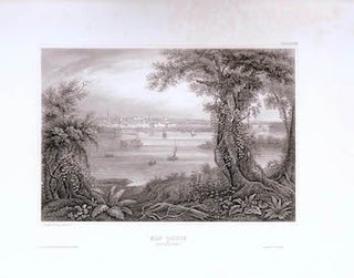 Item #70-0995 San Louis: Mississippi. (B&W engraving). 19th Century European Artist