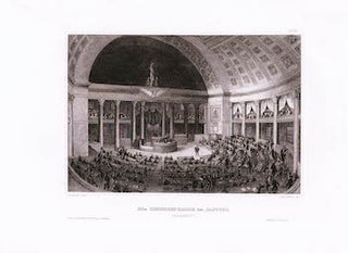 Item #70-1005 Die Congress Halle im Capitol. (B&W engraving). John Poppel, Engraver
