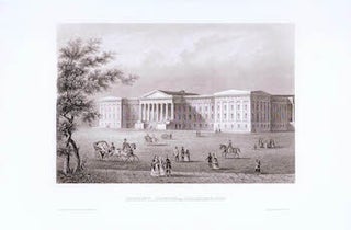 Item #70-1006 Patent Office in Washington. (B&W engraving). 19th Century Artist