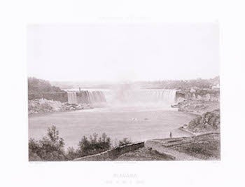 Item #70-1027 Niagara. (B&W engraving). Dusacq et. Cie, Salathe, Photo., Engraver.