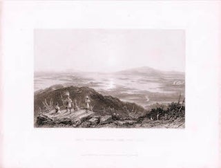 Item #70-1030 Winnipisseogee, From Red Hill. (B&W engraving). William Henry Bartlett, R. Wallis,...