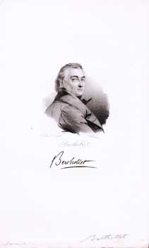 Item #70-1081 Claude Louis Berthollet. (B&W engraving). F. S. Delpech, Engraver