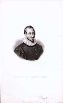 Item #70-1084 Adam de Craponne. (B&W engraving). Marchi, Engraver