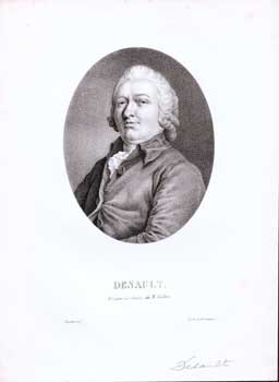 Item #70-1094 Pierre-Joseph Desault. (B&W engraving). C. N. Cochin, Bordes, Artist, Engraver