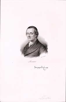 Item #70-1129 Johann Kaspar Lavater. (B&W engraving). François-Séraphin Delpech,...