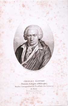 Item #70-1149 Charles Bonnet. (B&W engraving). J. Juel, Ambroise Tardieu, Artist, Engraver