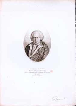 Item #70-1150 Charles Bonnet. (B&W engraving). J. Juel, Ambroise Tardieu, Artist, Engraver