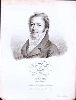 Item #70-1166 Jomard (Edme-François). (B&W engraving). Julien-Léopold Boilly