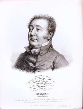Item #70-1171 Jean Baptiste Huzard. (B&W engraving). Julien-Léopold Boilly