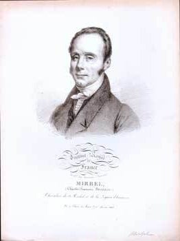 Item #70-1173 Charles-François Brisseau Mirbel. (B&W engraving). Julien-Léopold Boilly