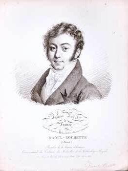 Item #70-1174 Desiré-Raoul Rochette. (B&W engraving). Julien-Léopold Boilly
