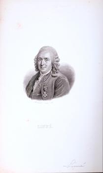 Item #70-1194 Carl von Linné. (B&W engraving). Pierre-François Bertonnier, Engraver