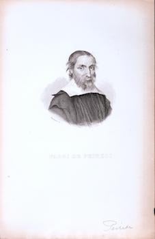 Item #70-1216 Nicolas-Claude Fabri de Peiresc. (B&W engraving). Blanchard, Engraver