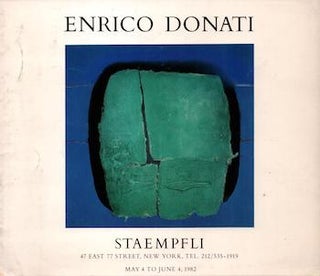 Item #70-1264 Enrico Donati (Catalogue of an exhibition held at Staempfli (New York), 4 May - 4...