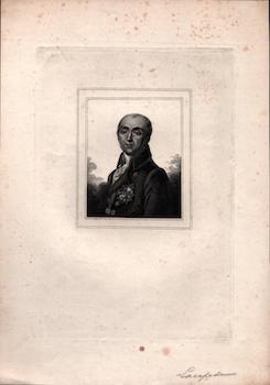 Item #70-1291 Bernard Germain de Lacépède. (B&W engraving). Hersent, Roger, Artist, Engraver