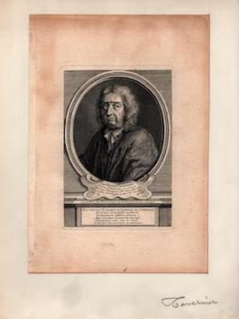 Item #70-1302 Jean-Baptiste Tavernier. (B&W engraving). 19th Century European Artist