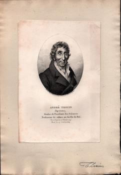 Item #70-1311 Andre Thouin (Agronome). (B&W engraving). Ambroise Tardieu, Engraver