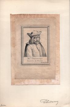 Item #70-1319 Mr. Thiverny - Oeconome de Bicestre. (B&W engraving). Mareuil