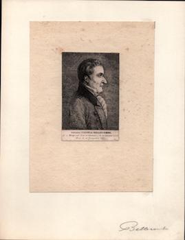Item #70-1322 Antoine Casse de Bellecombe. (B&W engraving). 19th Century European Artist