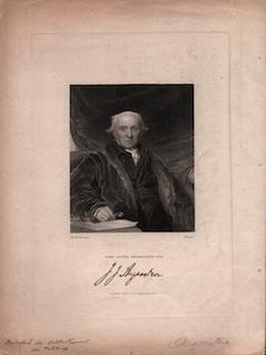 Item #70-1329 John Julius Angerstein, ESQ. (B&W engraving). Sir Thomas Lawrence, Scriven, Artist,...