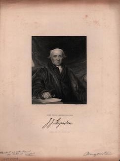 Item #70-1330 John Julius Angerstein, ESQ. (B&W engraving). Sir Thomas Lawrence, E. Scriven,...