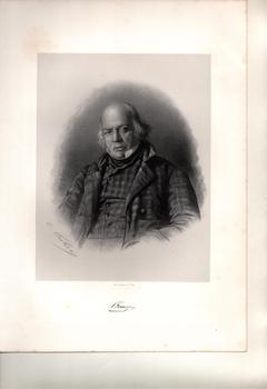 Item #70-1430 Beranger. (B&W engraving). 19th Century French Artist