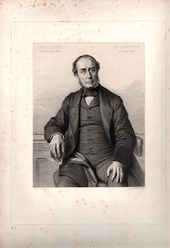 Louis Roux (Photo.).; Alp Francois (Engraver) - Louis Vitet. (B&W Engraving)