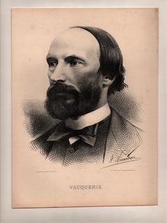 Item #70-1442 Vacquerie. (B&W engraving). A. Nerandan, Artist