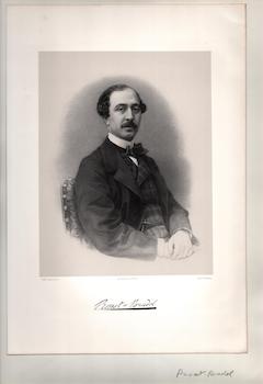 Pierre Petit (Photo.).; Lemoine (Engraver) - Lucien-Anatole Prvost-Paradol. (B&W Engraving)