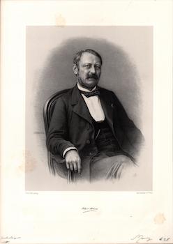Pierre Petit (Photo.) - Louis Ferdinand Alfred Maury. (B&W Engraving)