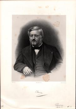 Pierre Petit (Photo.).; Schultz (Engraver) - Charles-Alphonse-Leon Renier. (B&W Engraving)