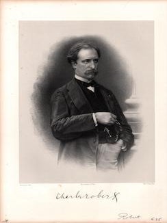 Item #70-1477 Charles Robert Richet. (B&W engraving). Adam Salomon ., Bornemann, Photo., Engraver